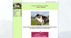 Desktop Screenshot of ferienwohnung-stadler-altenau.de